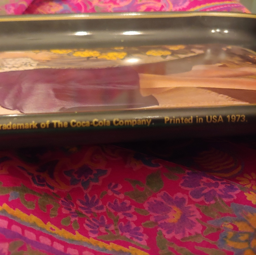 flapper girl Coca-Cola tray - Picture 4 of 11